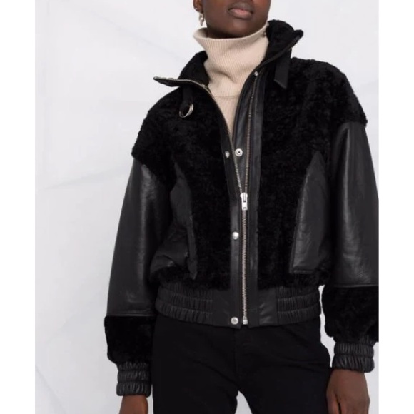IRO Jackets & Blazers - IRO Hotaro Shearling Leather Bomber Jacket